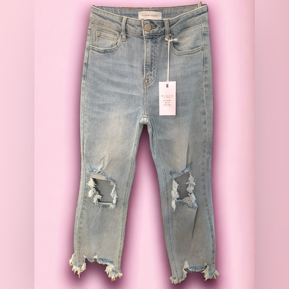 Risen Denim - *NEW* Risen High-Rise Straight Crop Jeans Size 3/26